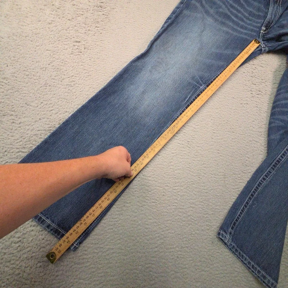 Ariat M4 Coltrane Jeans Mens 36x34 Blue Durango Relaxed Boot Cut Western Cowboy